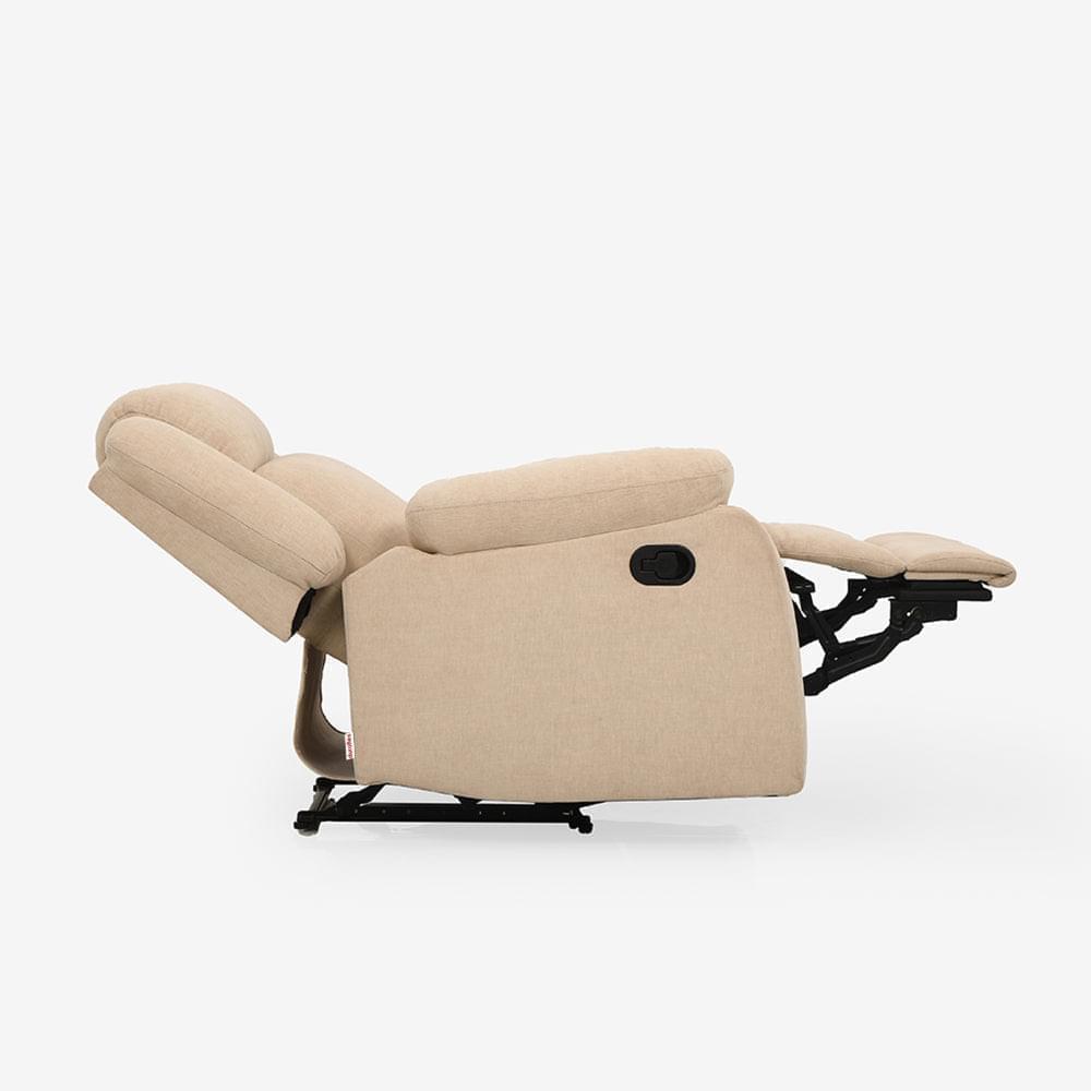 Avalon  Fabric Recliner |  1 seater | Beige |  Duroflex Furniture