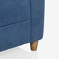 Utopia Blue Fabric 3 Seater Sofa
