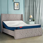 Wave Plus Adjustable Bed with Tranquil Lime Shell Upholstered Bed and Livein Orthopedic Mattress | Duroflex Furniture