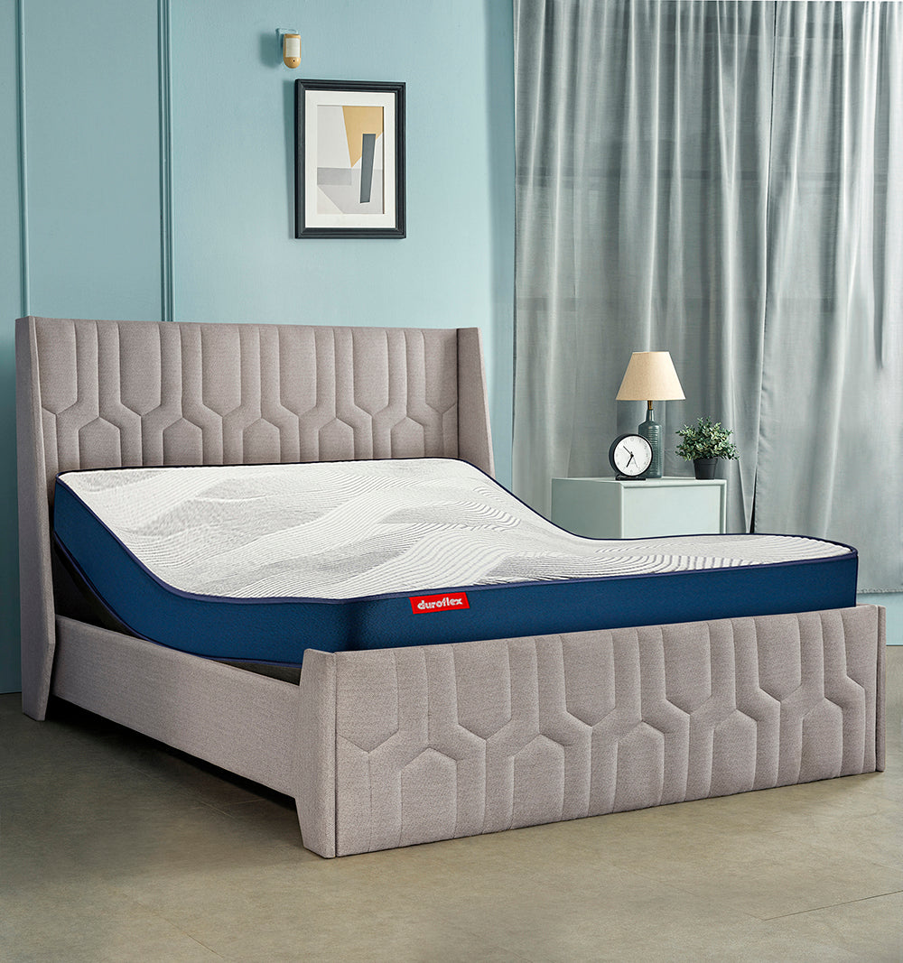 Wave Plus Adjustable Bed with Tranquil Upholstered Bed and Mattress
