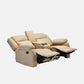 Avalon Twin Beige Fabric Recliner 2 Seater