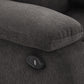 Avalon Motorized Electric Powered Grey Fabric Recliner