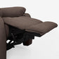 Avalon Dark Brown Fabric Recliner