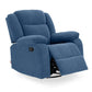 Avalon - Rocking & Rotating Fabric Recliner |  1 seater | Twilight Blue |  Duroflex Furniture