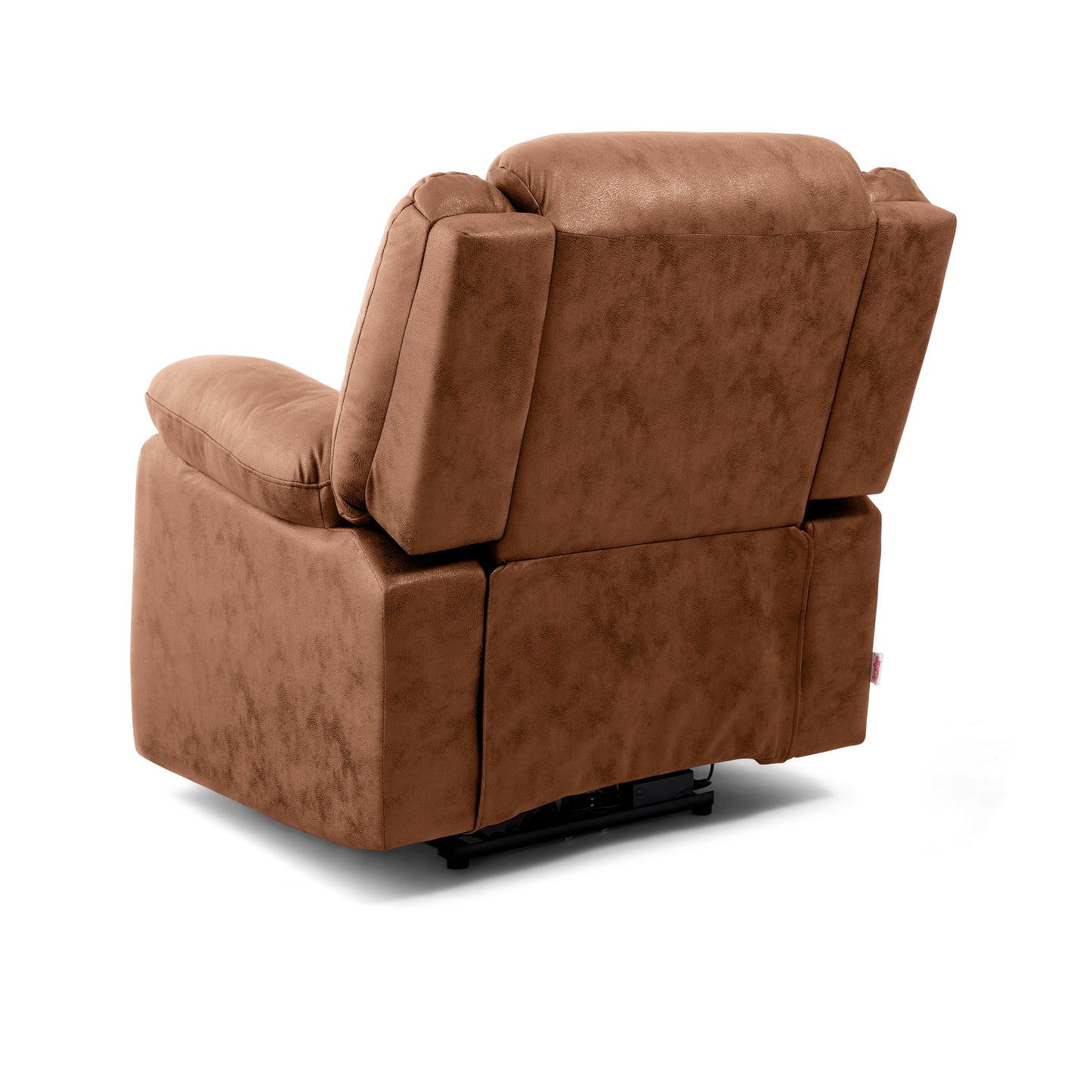 Avalon Motorized Electric Powered Desert Orange Suede Recliner