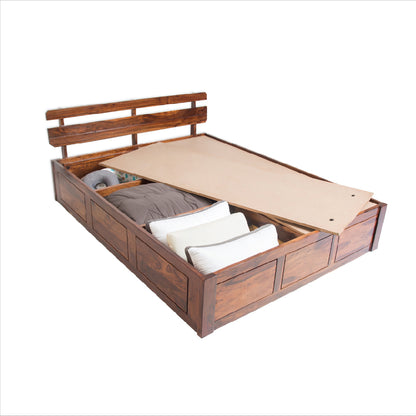 Admire Sheesham Wood Bed With Storage