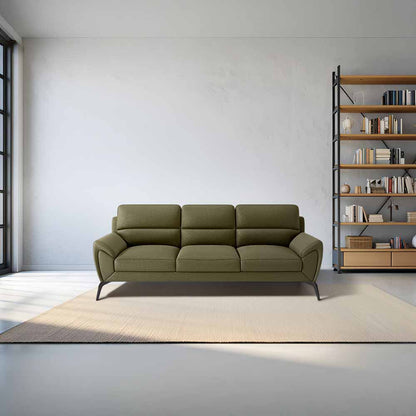 Octave 3 Seater Suede fabric - Avocado