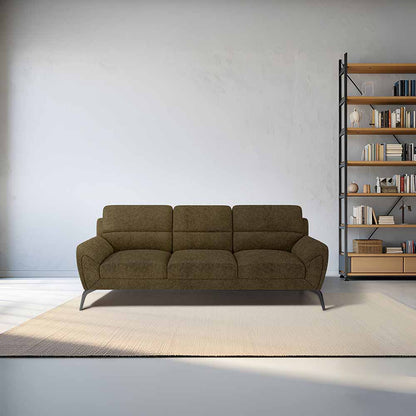 Octave 3 Seater Boucle Fabric - Sepia