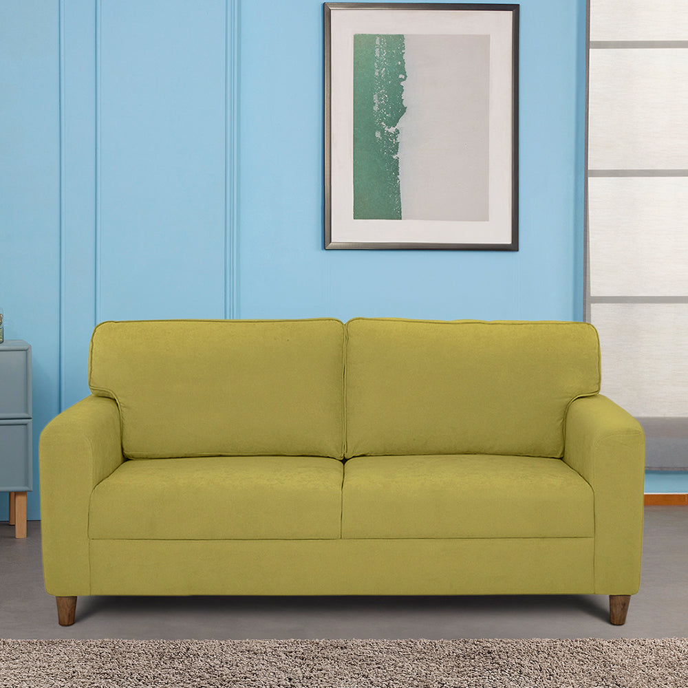 Utopia Green Fabric 3 Seater Sofa