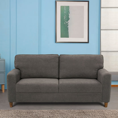 Utopia Grey Fabric 3 Seater Sofa