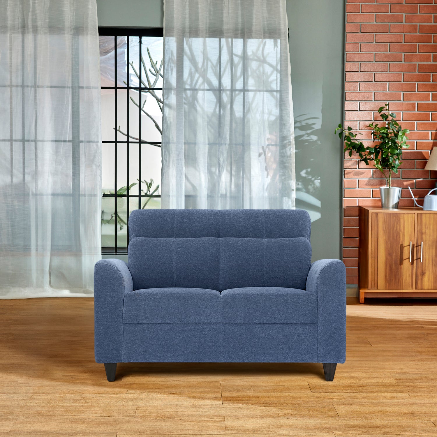 Zivo Plus Sofa Lounger | 2 seater | Twilight Blue |  Duroflex Furniture
