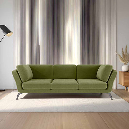 Symphony 3 Seater Water & Stain Repellent Fabric - Sage green