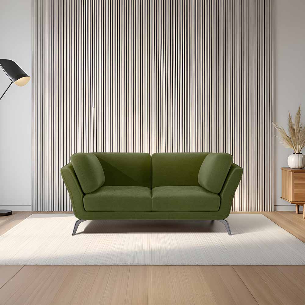 Symphony 2 Seater Water & Stain Repellent Fabric - Sage green