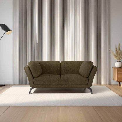 Symphony 2 Seater Boucle Fabric - Sepia