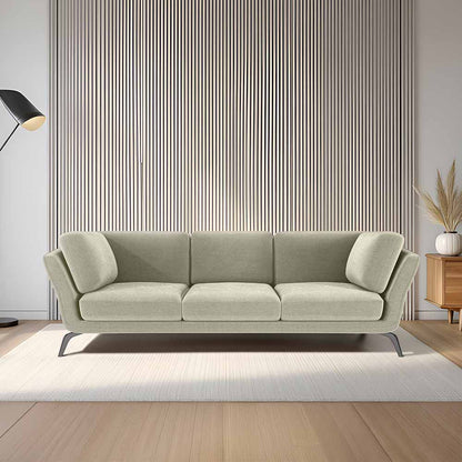 Symphony 3 Seater Water & Stain Repellent Fabric - Pistachio shell