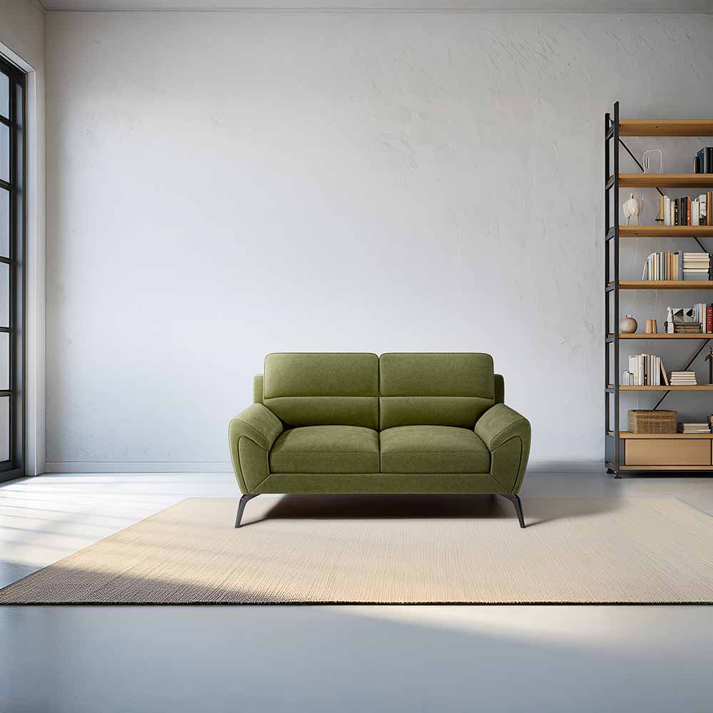 Octave 2 Seater Water & Stain Repellent Fabric - Sage green