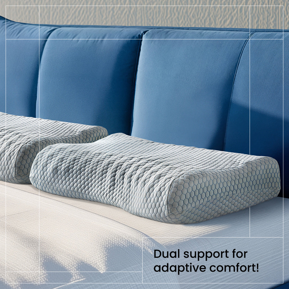 Dual Support Pillow (23 x 14 x 4 Inch) (58.4 x 35.5 x 10.1cm)