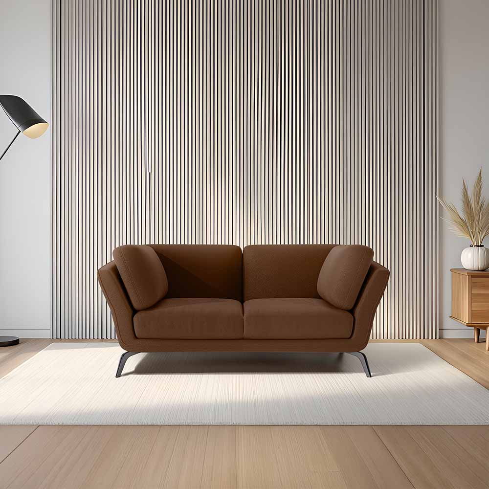 Symphony 2 Seater Suede fabric - Cappuccino