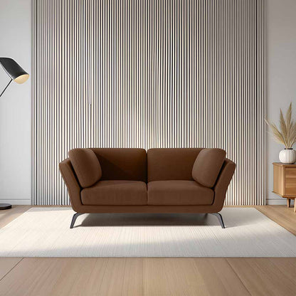 Symphony 2 Seater Suede fabric - Cappuccino