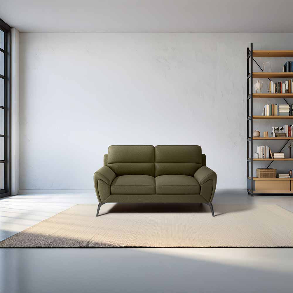 Octave 2 Seater Suede Fabric - Avocado