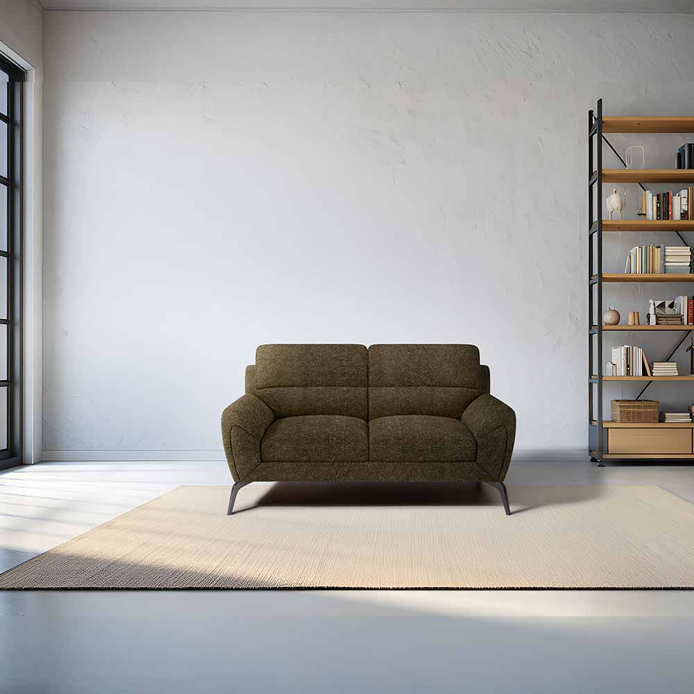 Octave 2 Seater Boucle Fabric - Sepia