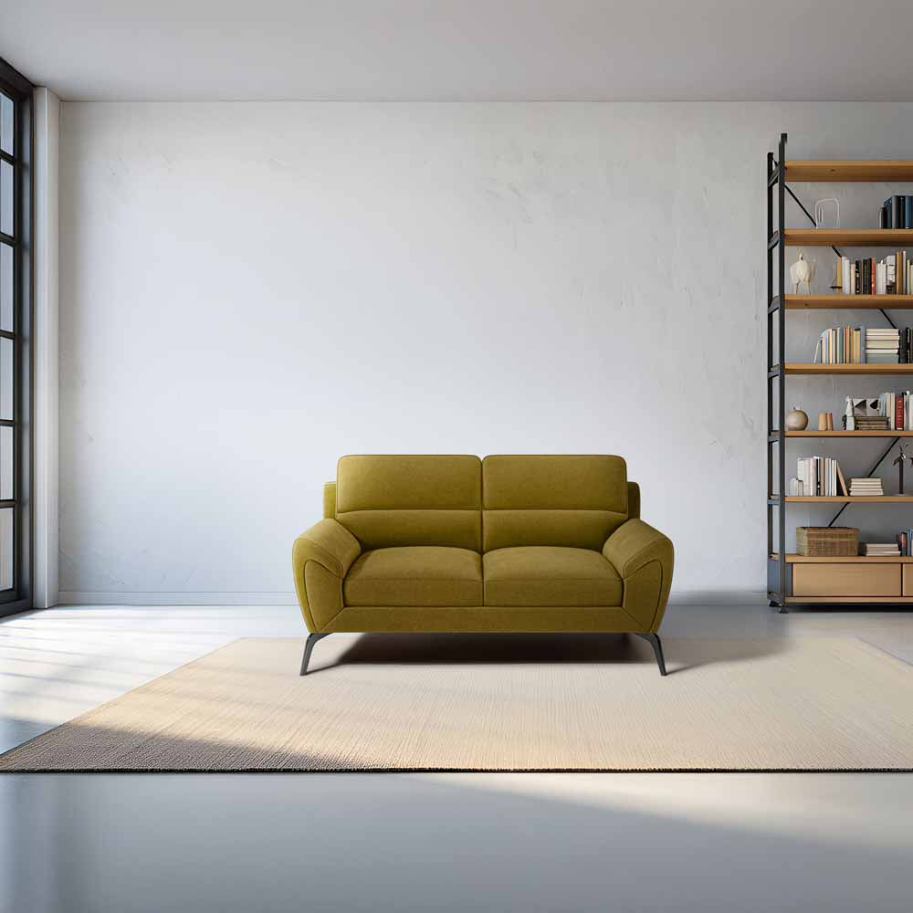 Octave 2 Seater Sofa with Lounger Water & Stain Repellent Fabric  - Honey