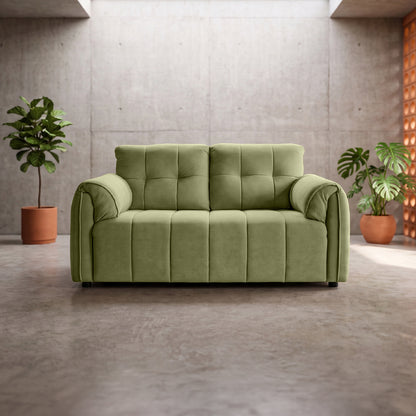 cocoon-olive-green-fabric-2-seater-sofa