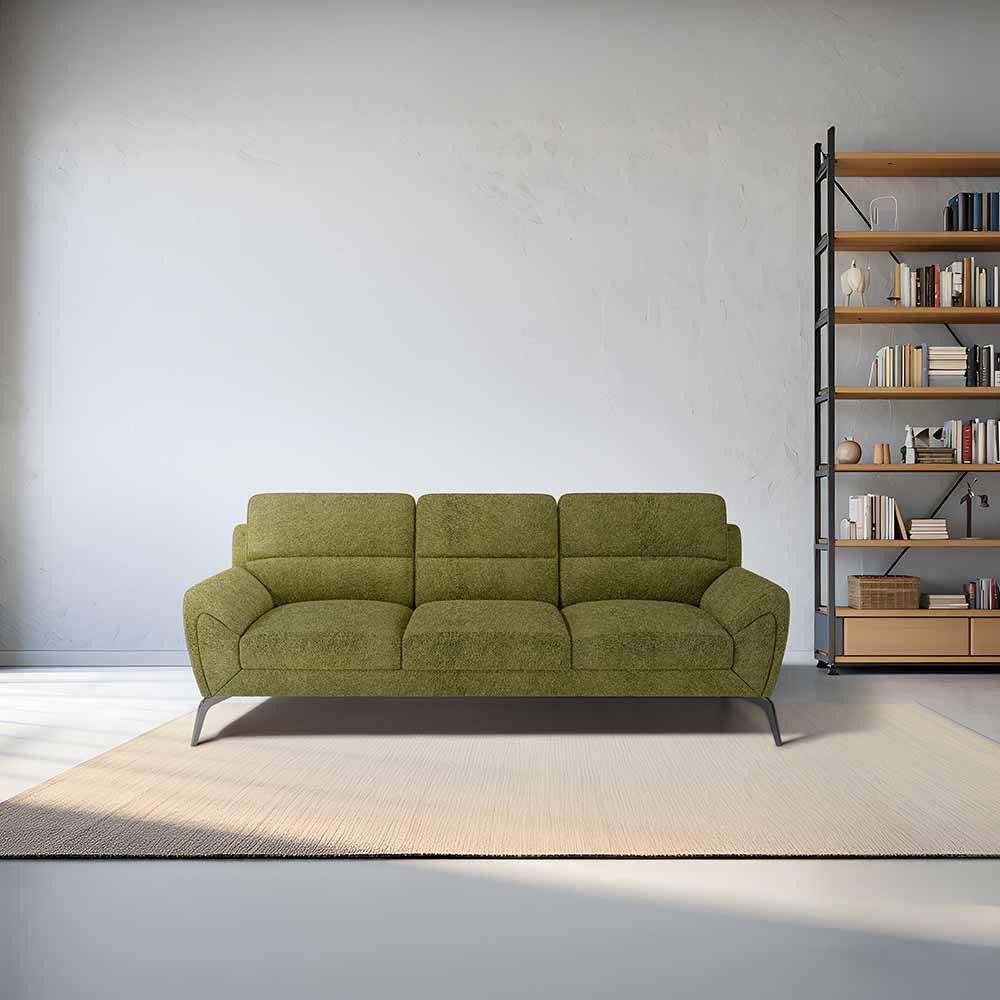 Octave 3 Seater Boucle Fabric - Dried herb