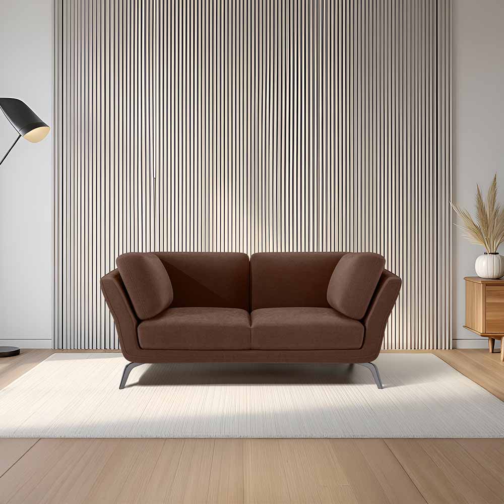 Symphony 2 Seater Water & Stain Repellent Fabric - Misty rose