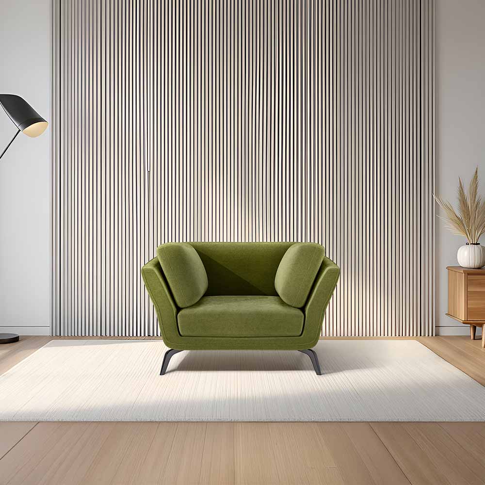 Symphony 1 Seater Water & Stain Repellent Fabric - Sage Green