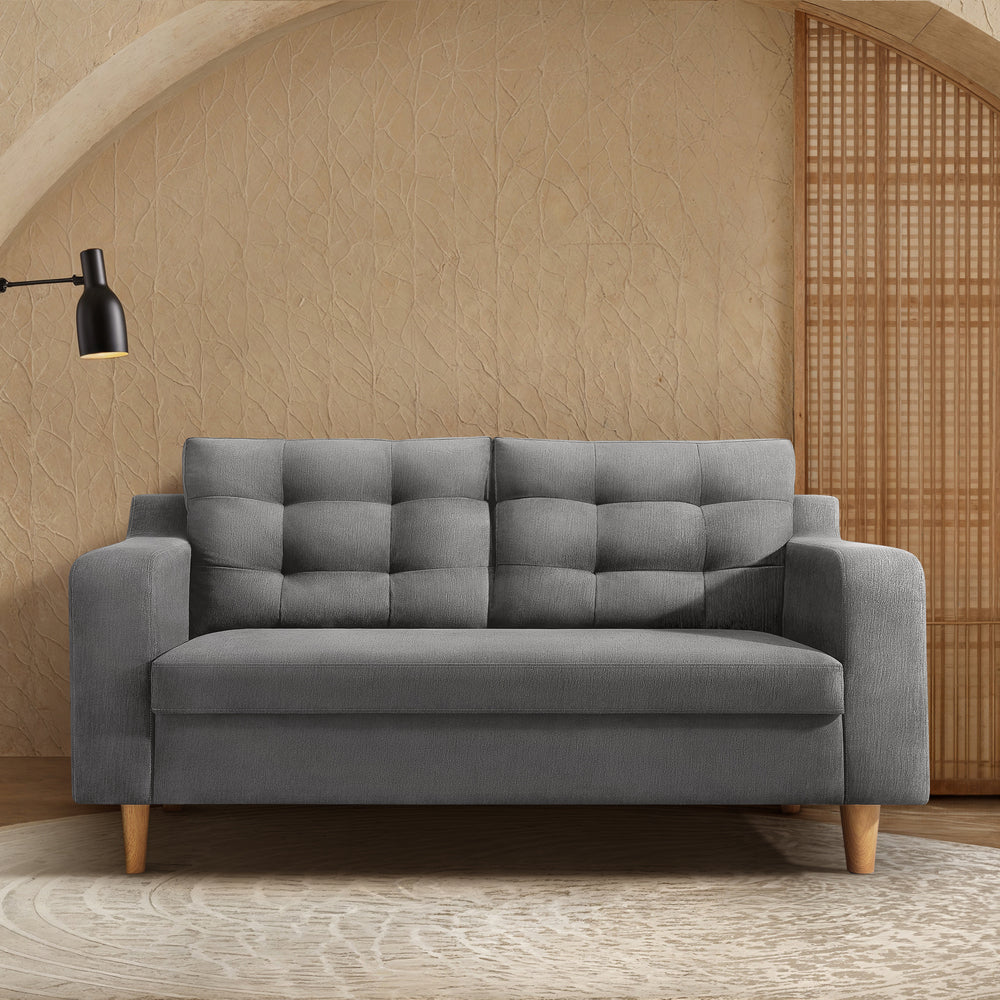 Ease|plus|grey|fabric|2|seater|sofa