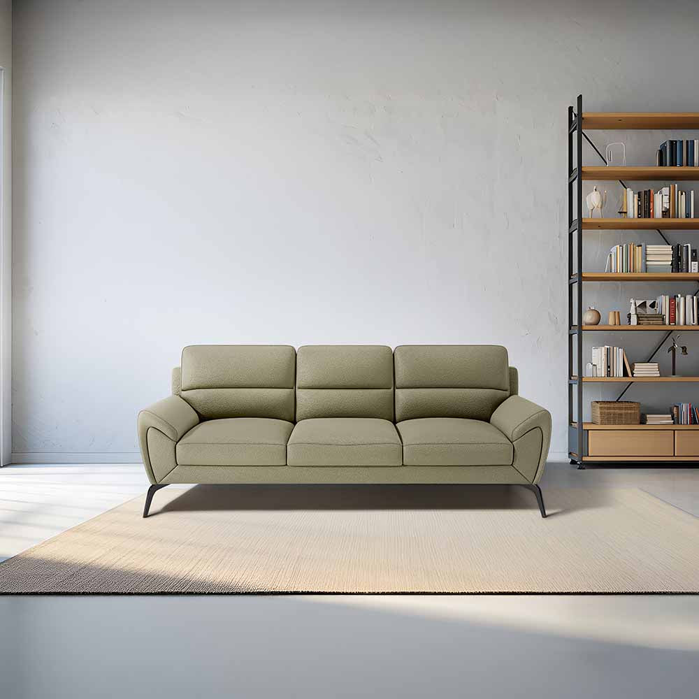 Octave 3 Seater Suede fabric - Almond milk