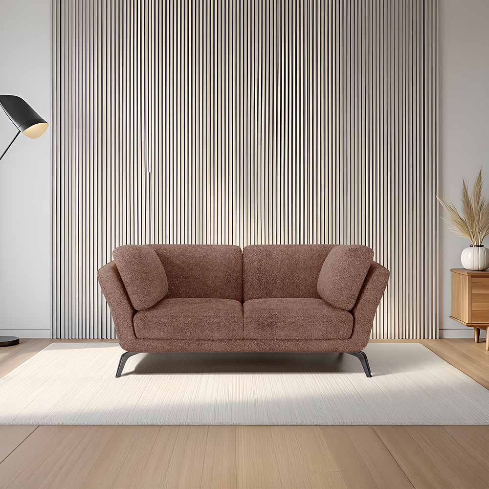 Symphony 2 Seater Boucle Fabric - Dusty Rose