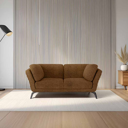 Symphony 2 Seater Boucle Fabric - Caramel