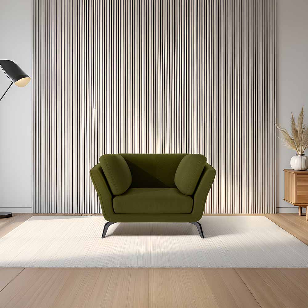 Symphony 1 Seater Suede fabric - Avocado