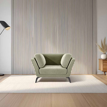 Symphony 1 Seater Water & Stain Repellent Fabric - Pistachio Shell