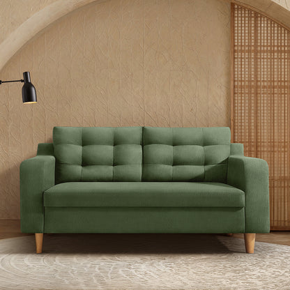 Ease|plus|green|fabric|2|seater|sofa