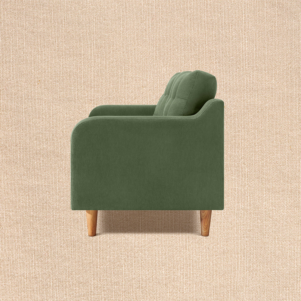 Ease|plus|green|fabric|2|seater|sofa