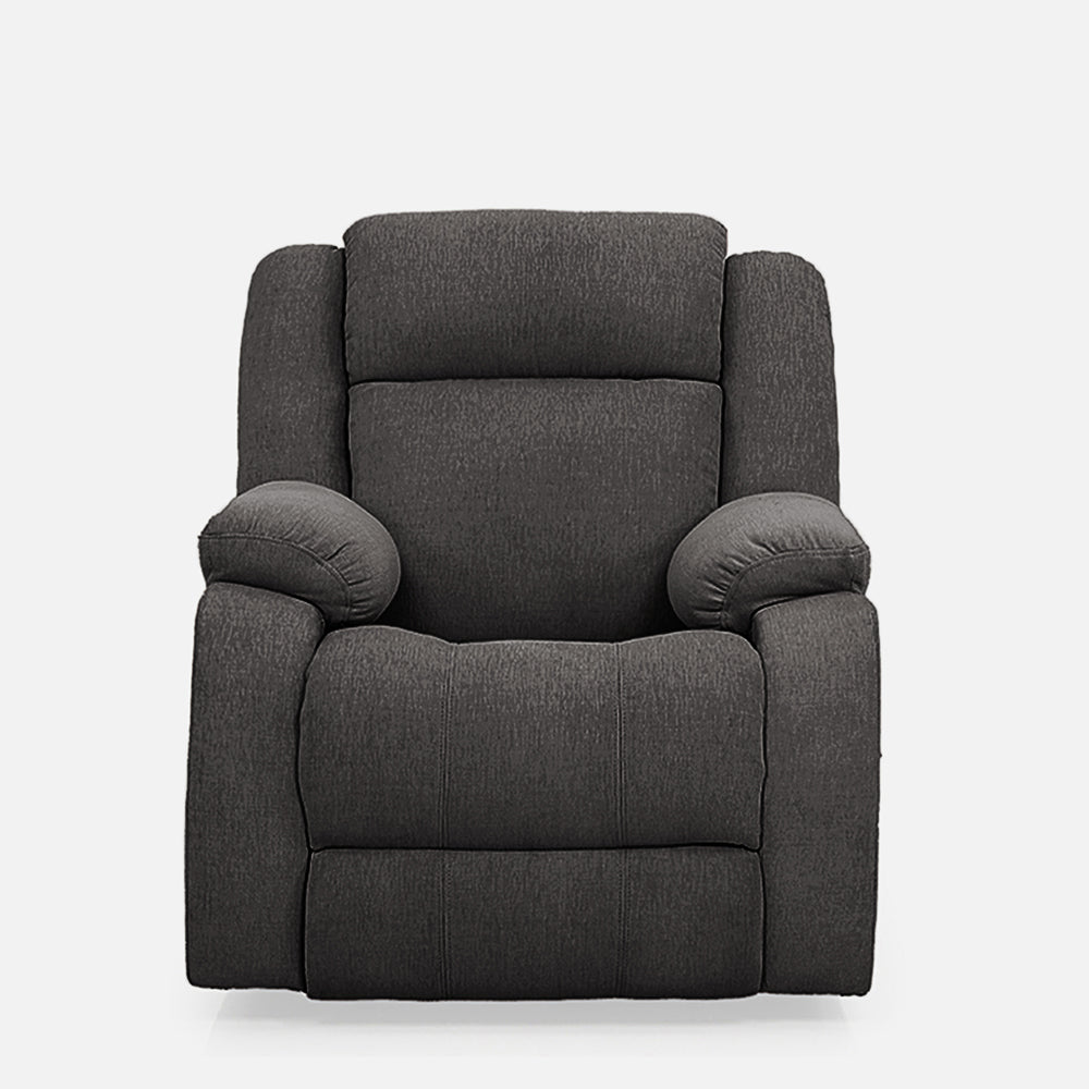 Avalon Grey Fabric Recliner