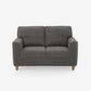 Utopia Grey Fabric 2 Seater Sofa