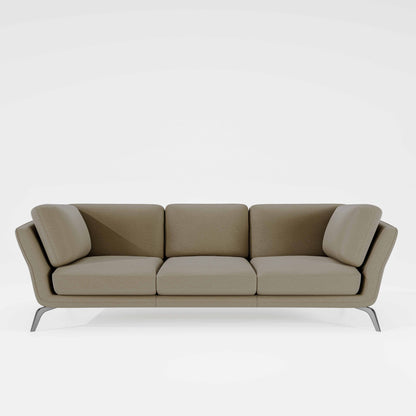 Symphony 3 Seater Suede fabric - Almond milk