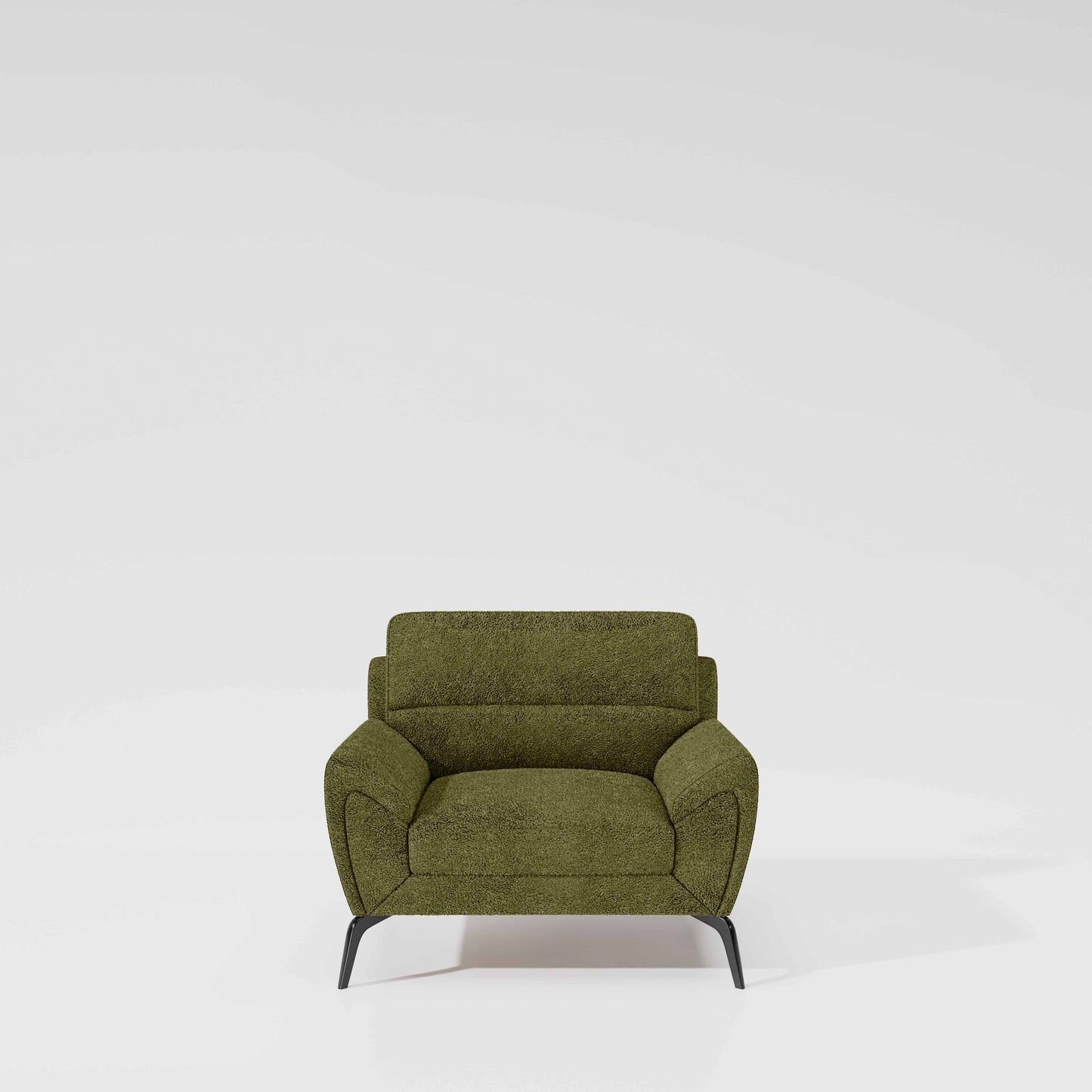 Octave 1 Seater Seater-Boucle Fabric - Dried herb