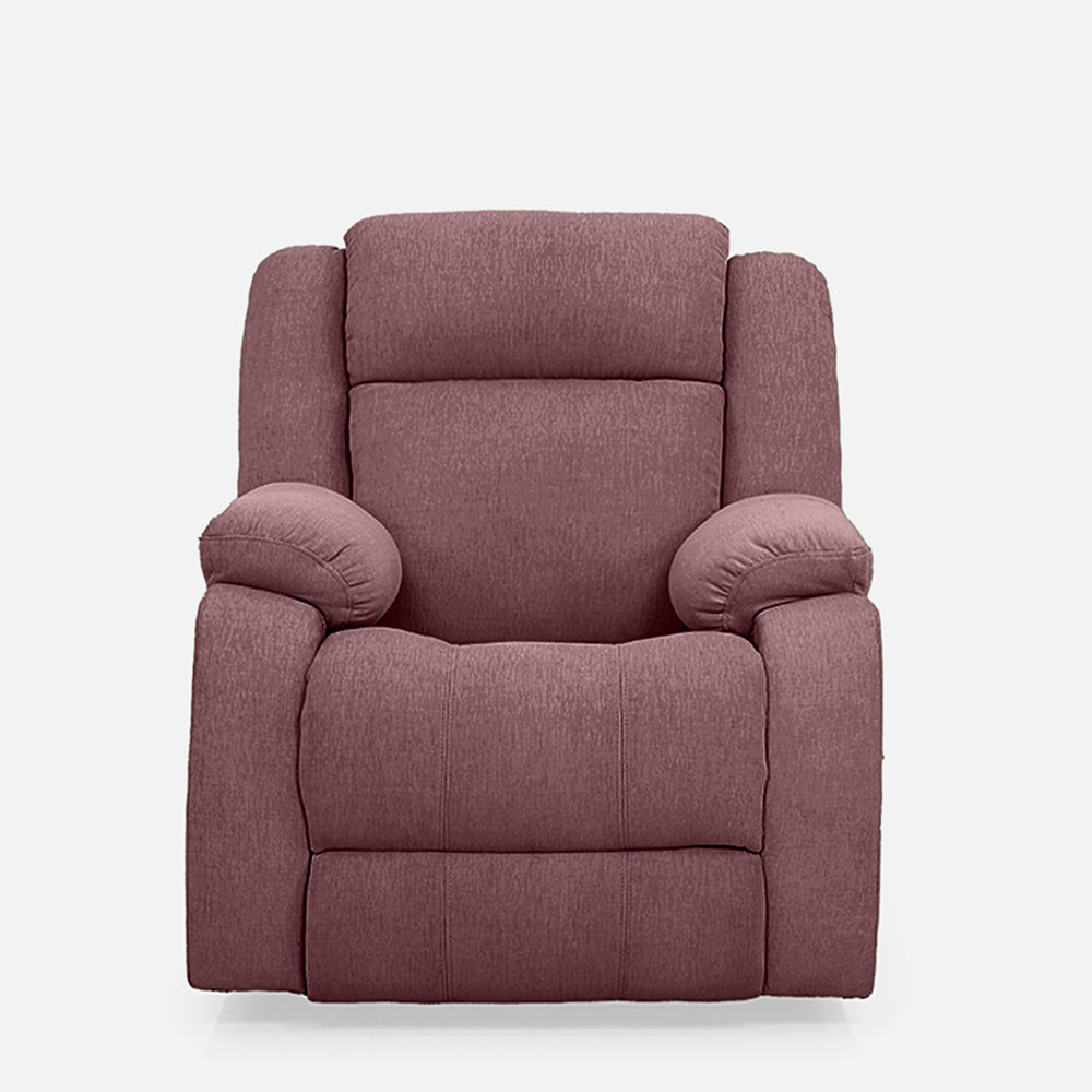 Avalon Pink Fabric Recliner