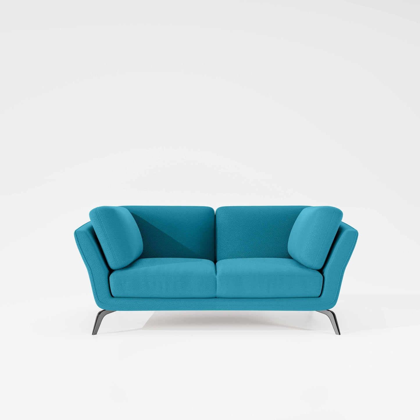 Symphony 2 Seater Suede fabric - Celestial blue