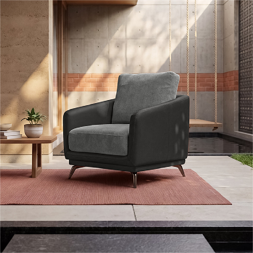 cove-brushed-nickel-grey-leatherette-pumice-stone-grey-fabric-1-seater-sofa