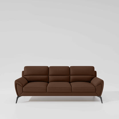 Octave 3 Seater Suede Fabric - Cappuccino