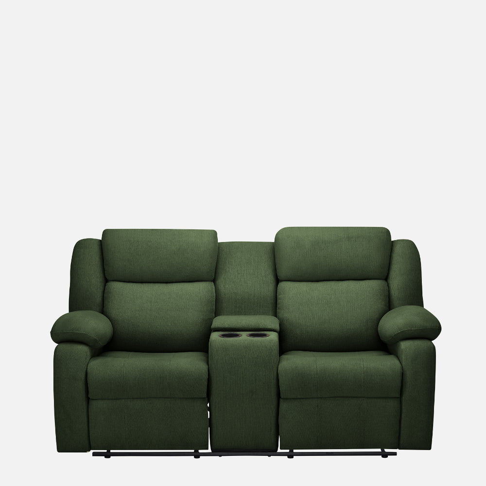 Avalon E Twin Motorized Recliner |  2 seater | Sap Green |  Duroflex Furniture
