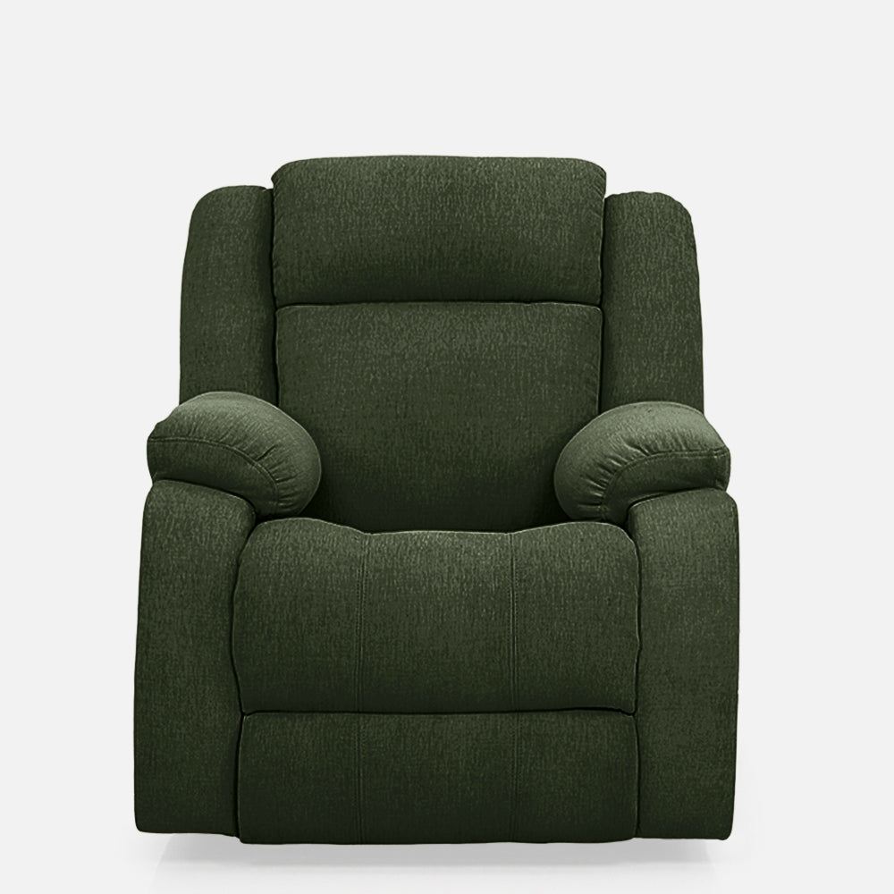 Avalon Motorized Electric Powered Sap Green Fabric Recliner