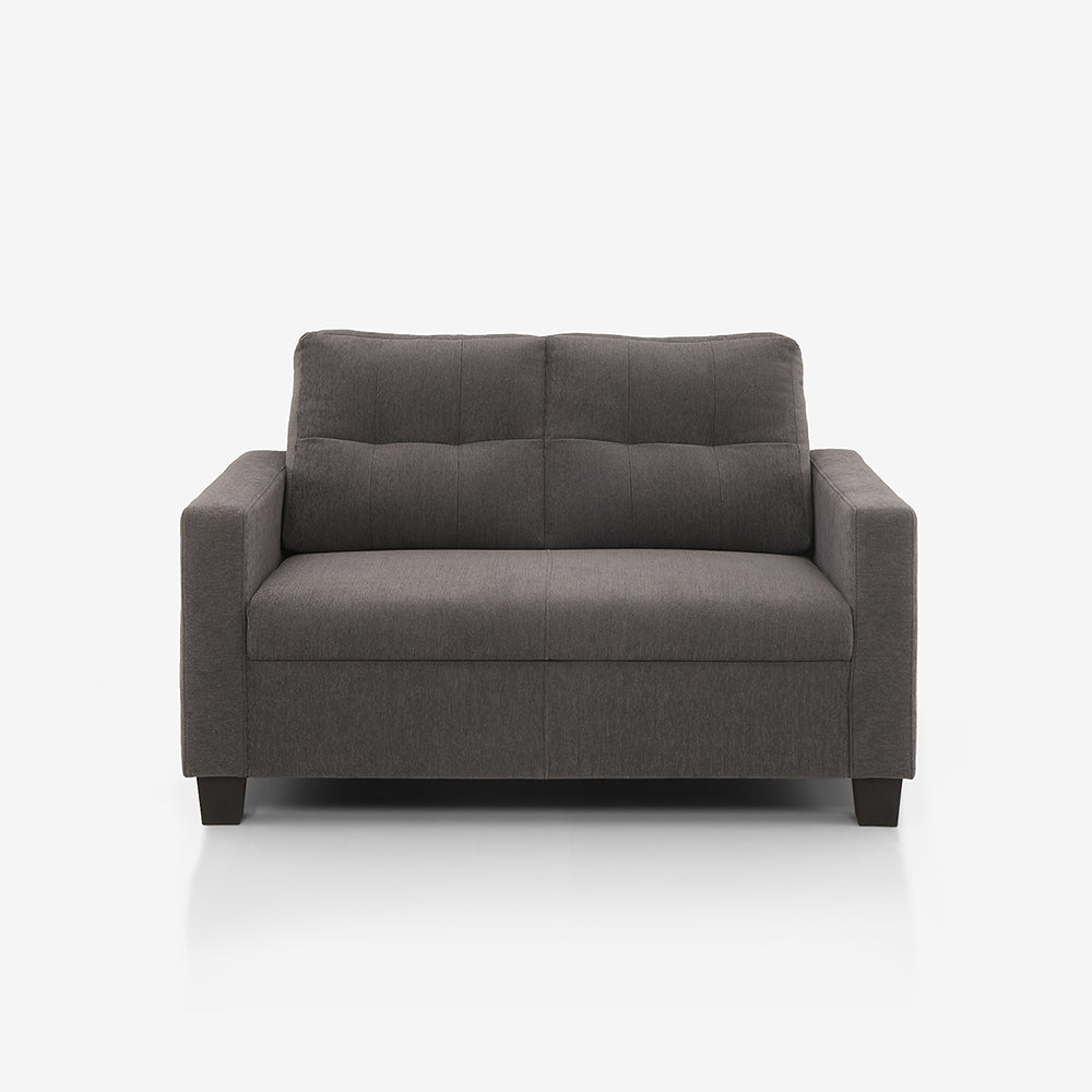 Ease Grey Fabric 2 Seater Sofa