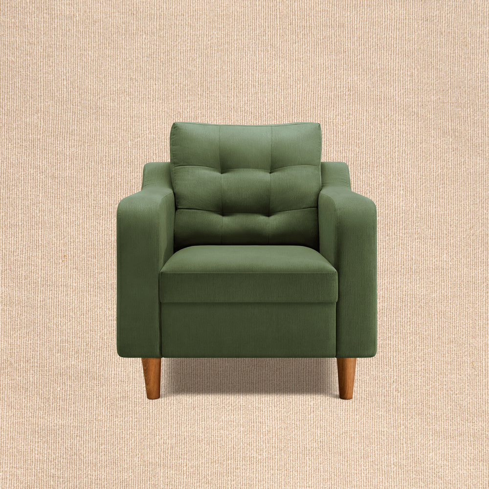 ease|plus|green|fabric|1|seater|sofa